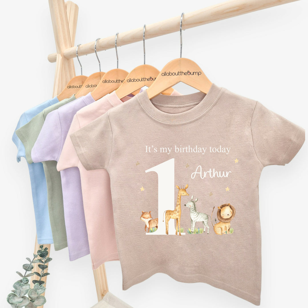 Personalised Jungle Birthday T-shirt