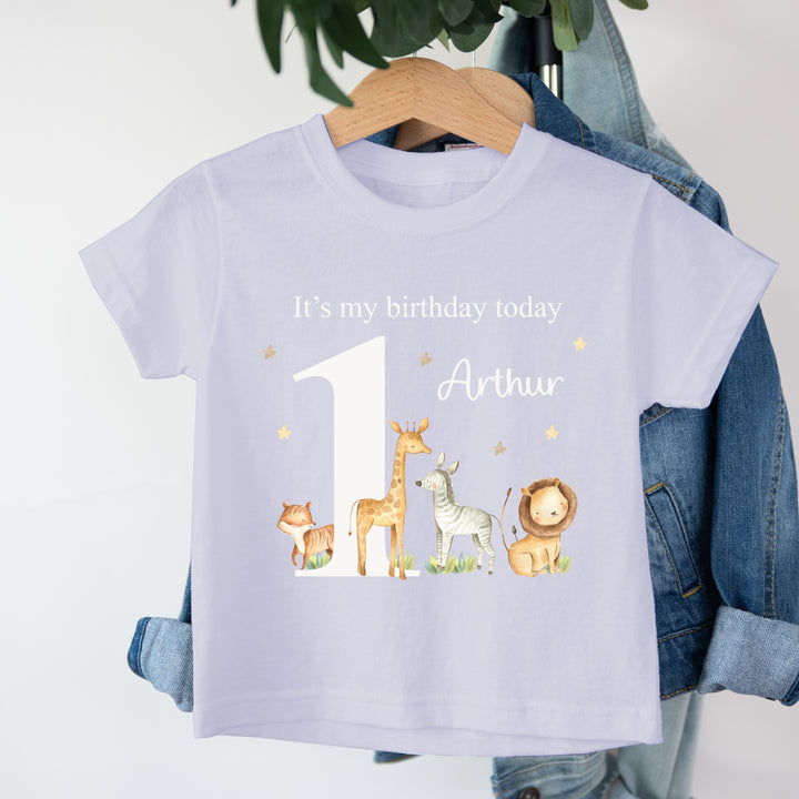 Personalised Jungle Birthday T-shirt