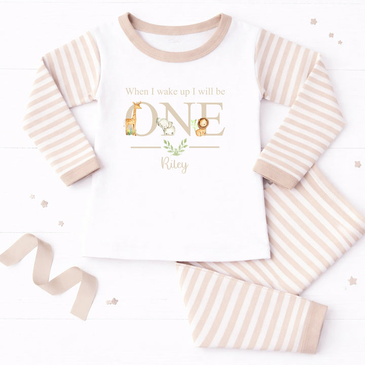 Personalised Beige Jungle When I Wake Jungle I&