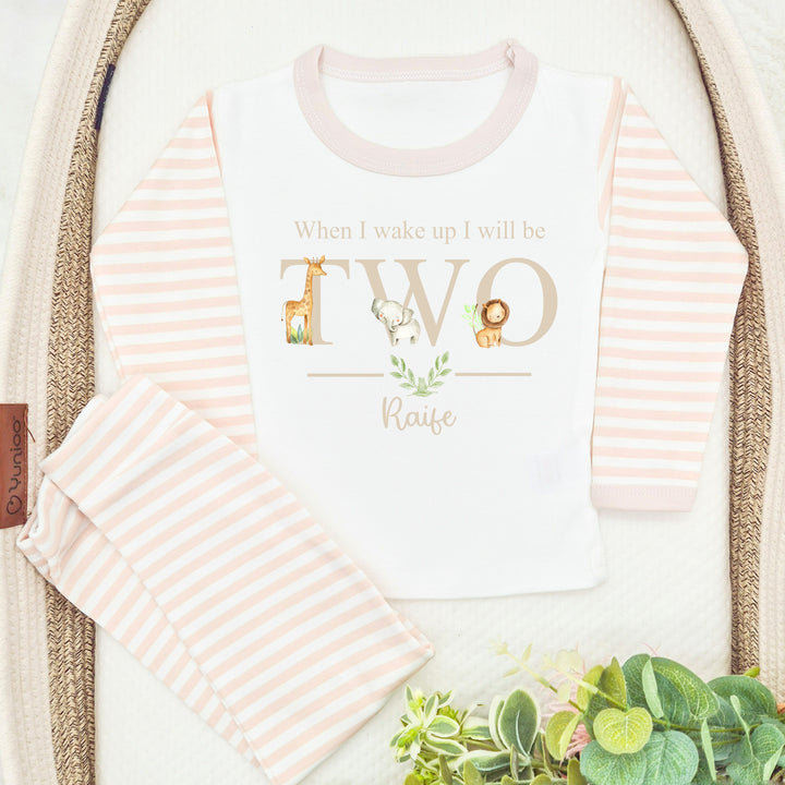 Personalised Beige Jungle When I Wake Jungle I&
