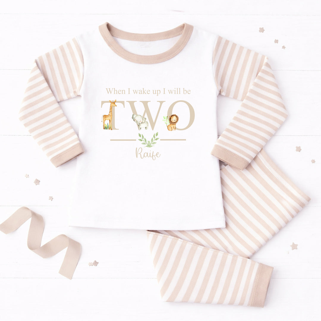 Personalised Beige Jungle When I Wake Jungle I&