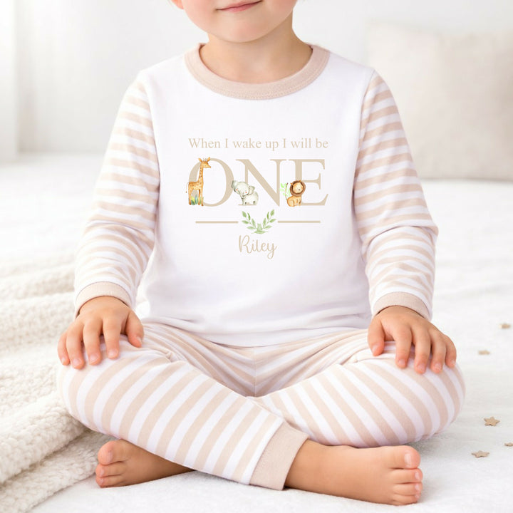 Personalised Beige Jungle When I Wake Jungle I&