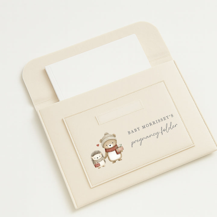 Personalised Hedgehog Maternity/Pregnancy Notes Folder