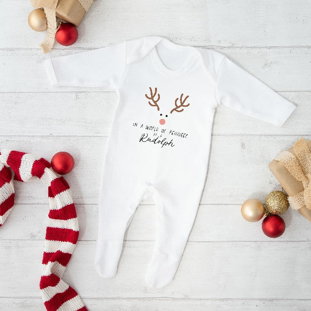 Be a Rudolph Christmas Sweatshirt/Babygrow