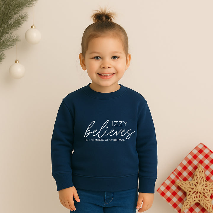 Personalised Magic Of Christmas Family Matching Sweatshirts