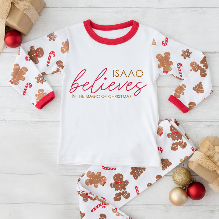 SALE Personalised Believes Christmas Pyjamas