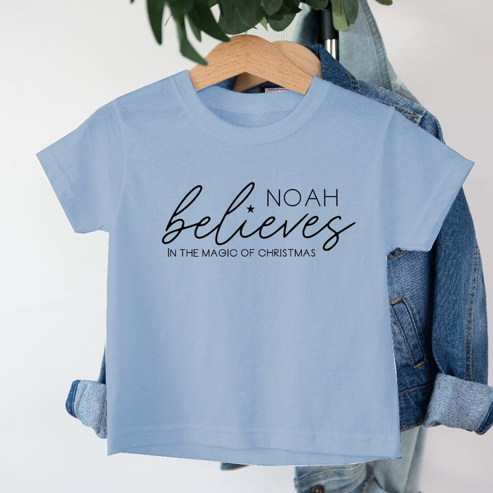 Personalised Name Believes Kids T-shirt