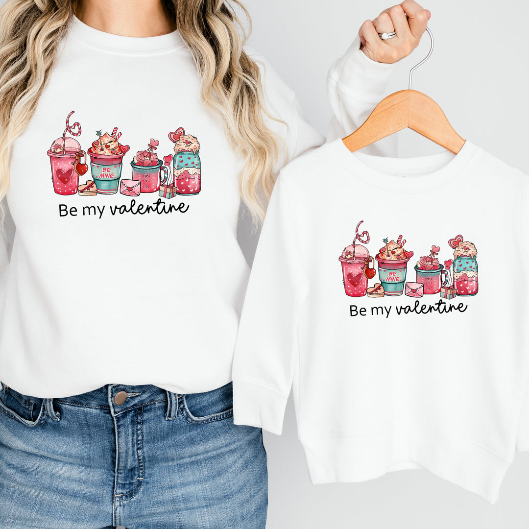 Be My Valentine Mum and Baby Sweatshirts