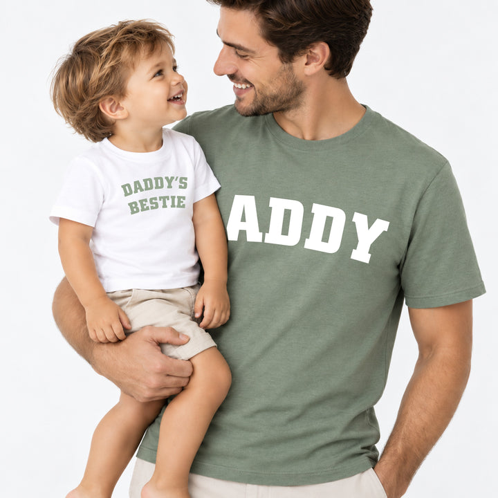 Daddys Bestie Green Matching Outfits