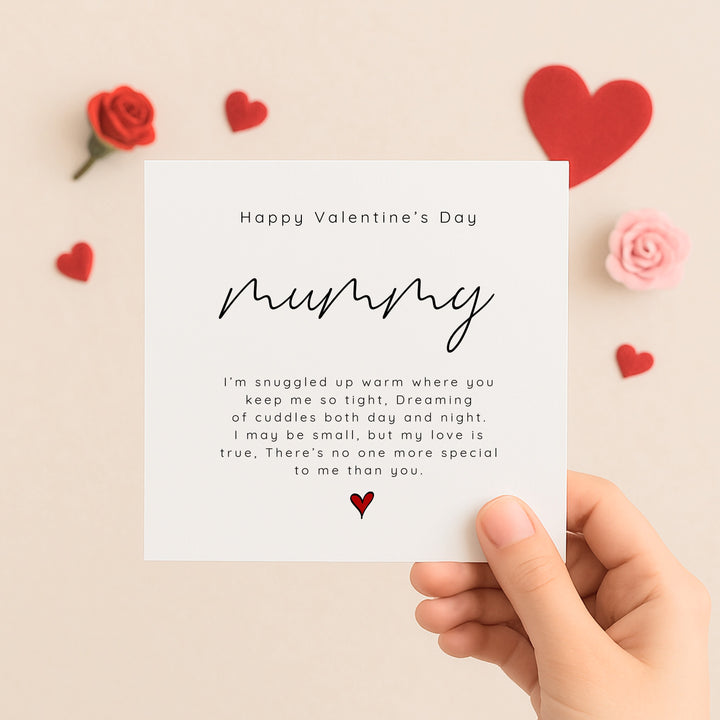 Happy Valentine's Day Mummy Card