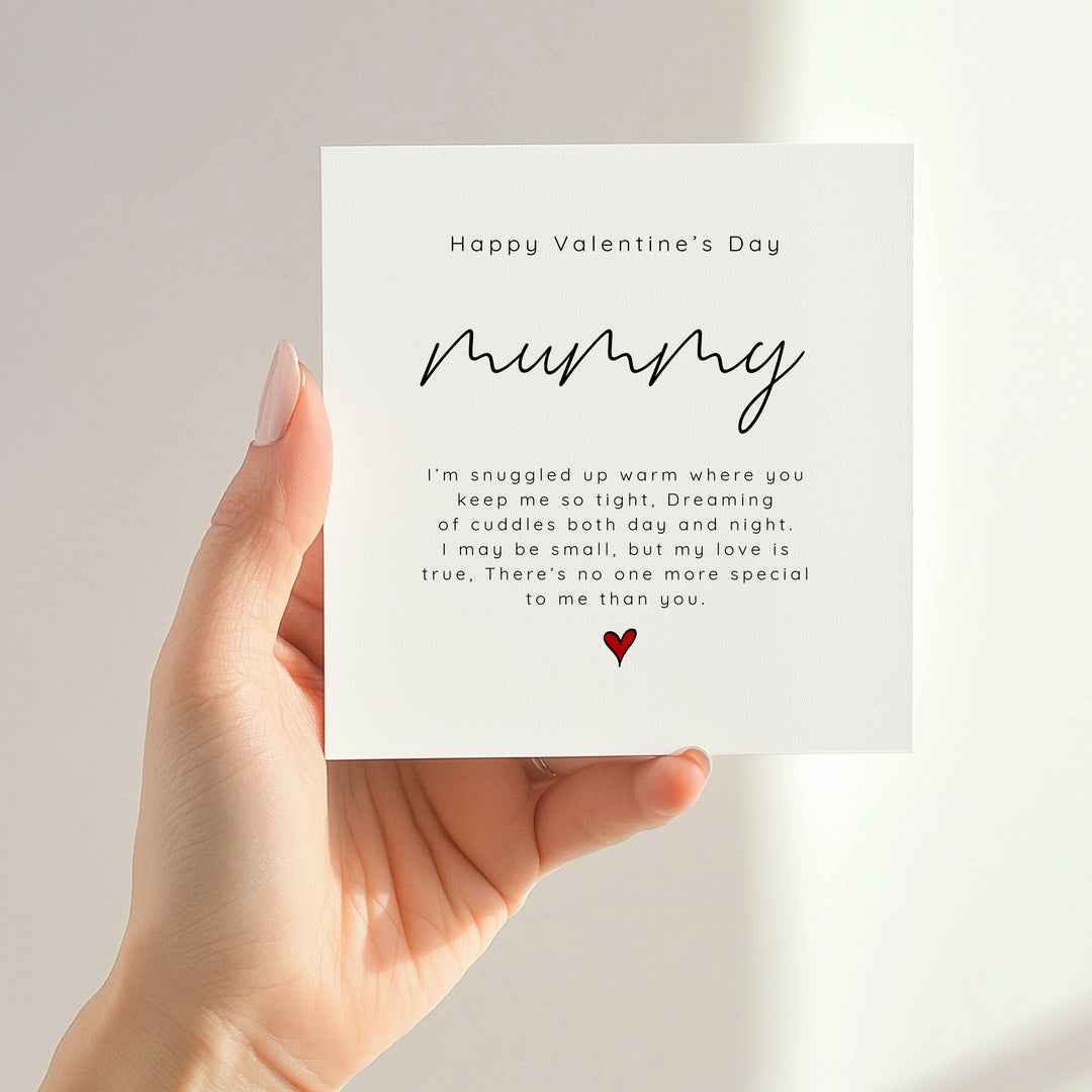 Happy Valentine's Day Mummy Card