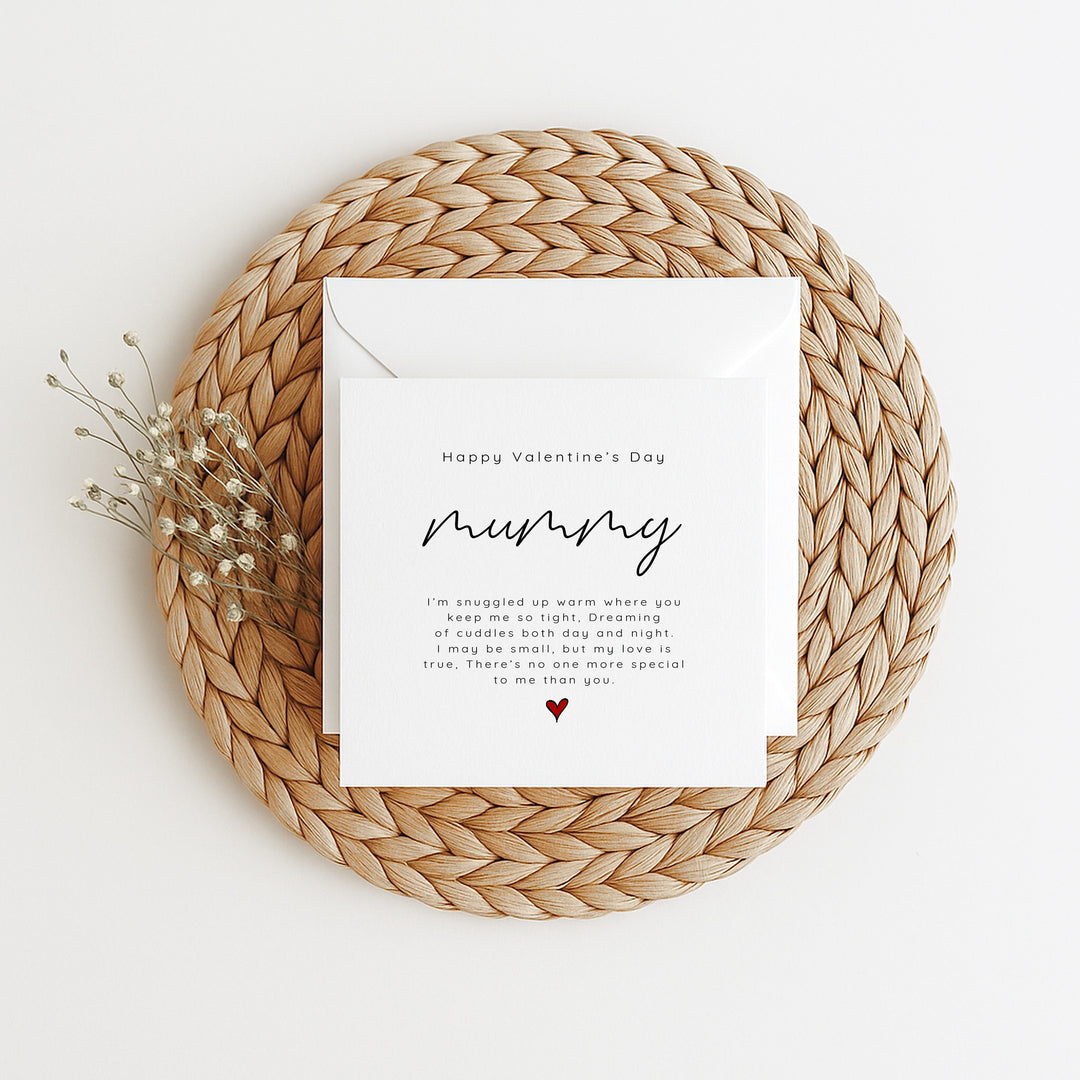 Happy Valentine's Day Mummy Card