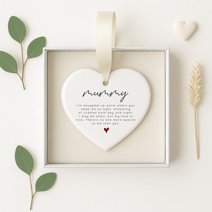 Mummy To Be Ceramic Ornament