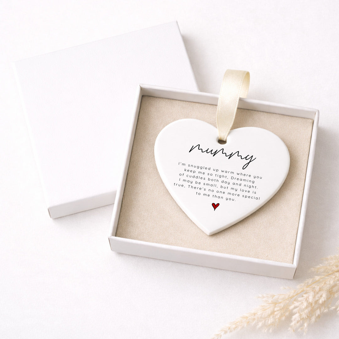 Mummy To Be Ceramic Ornament