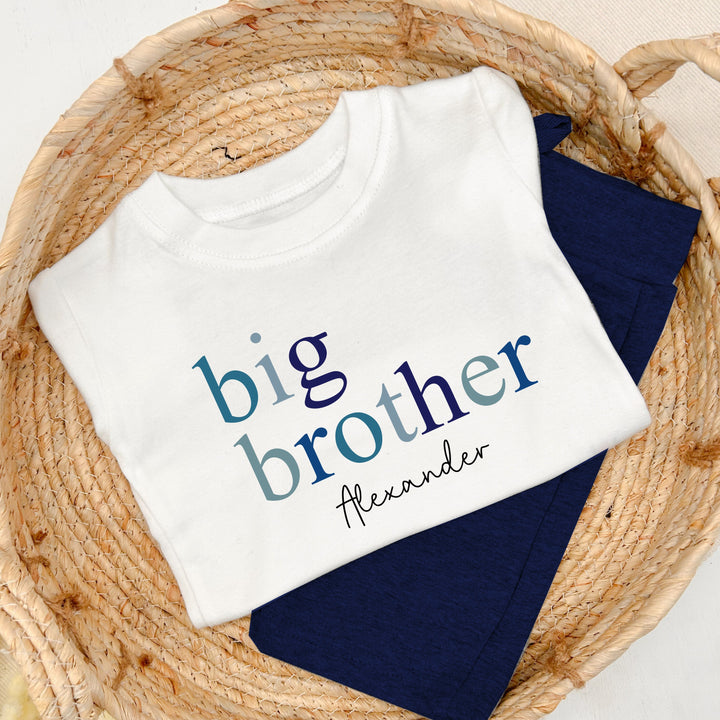 Blue Brother Sibling Cotton Shorts Set