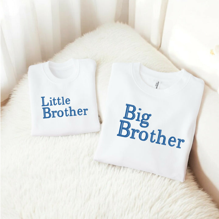 Personalised Embroidered Sibling Matching Sweatshirt