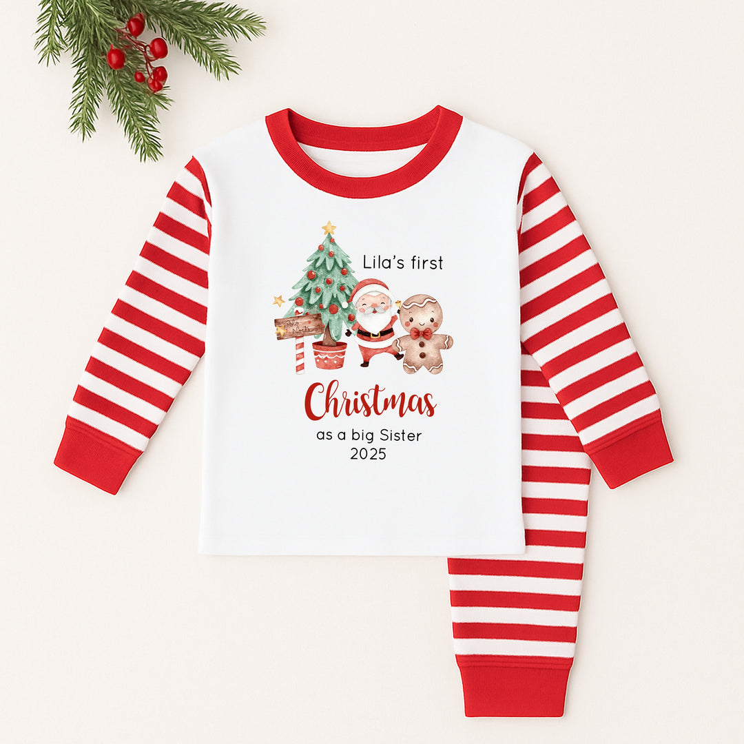 Personalised First Christmas Together Matching Babygrow/Pyjamas