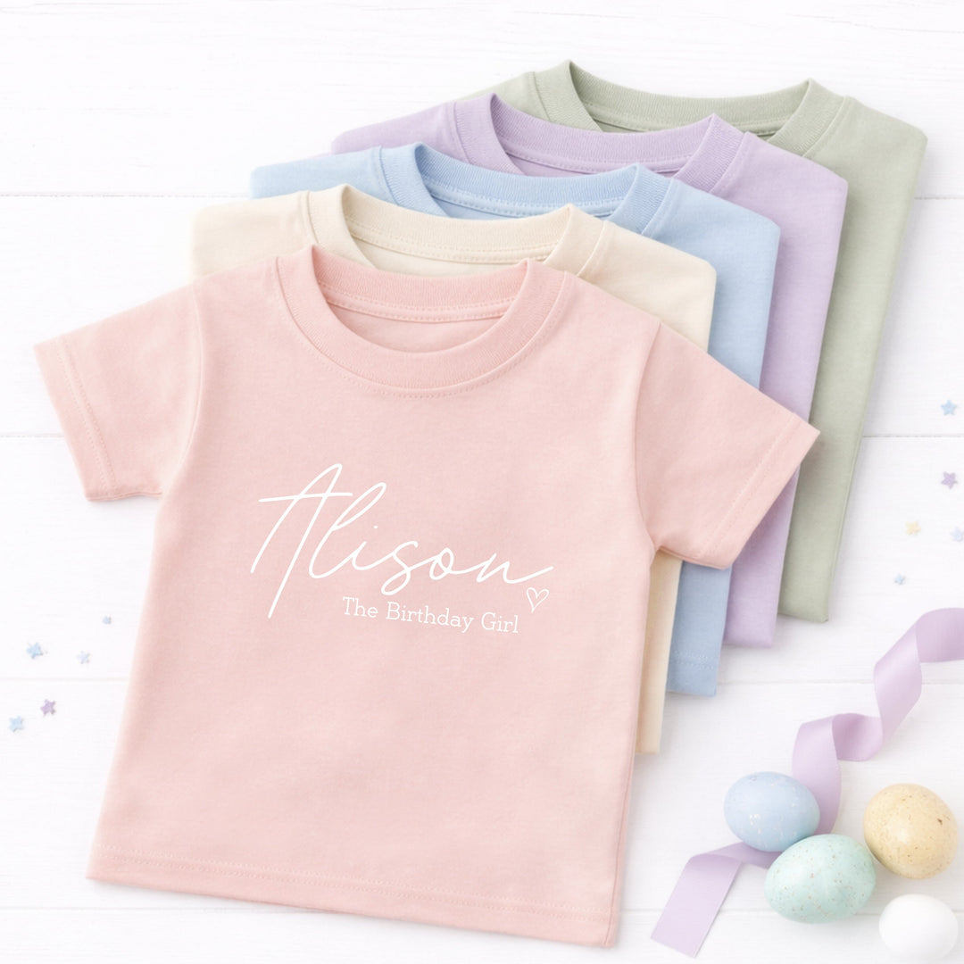 Personalised The Birthday Girl T-shirt