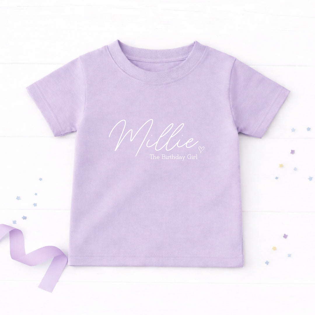 Personalised The Birthday Girl T-shirt