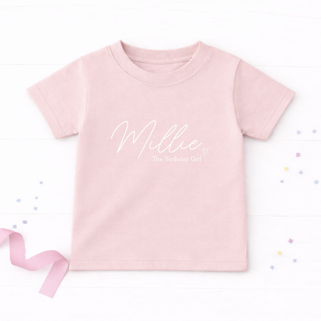 Personalised The Birthday Girl T-shirt