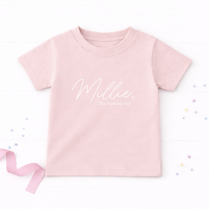 Personalised The Birthday Girl T-shirt