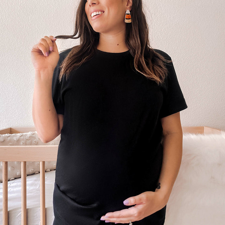 Black Maternity T-shirt