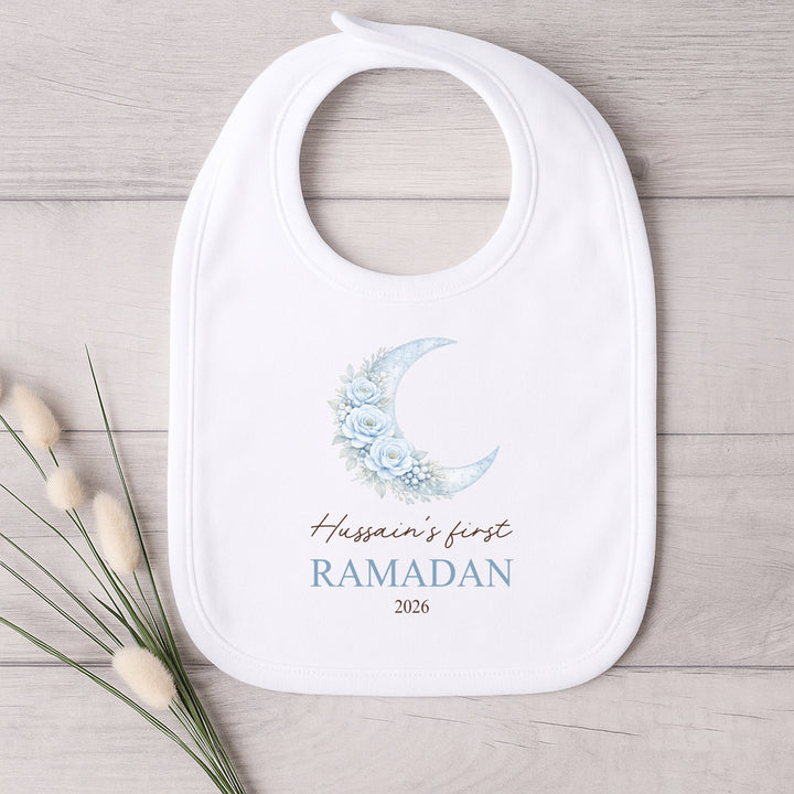Personalised Blue Moon My First Ramadan Baby Grow, Vest or Bib