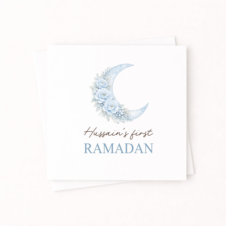 Personalised Blue Moon My First Ramadan Card