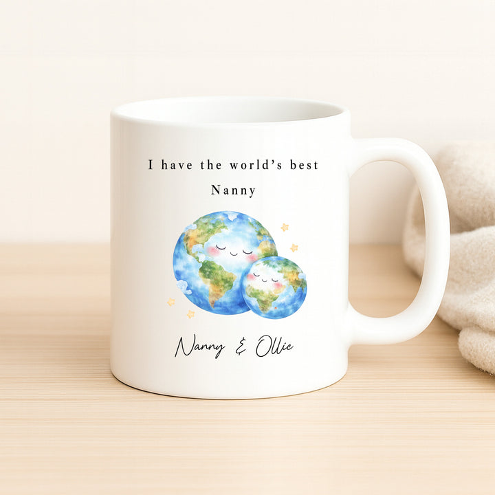 Personalised I Have The World's Best Nanny Mother's Day Mug