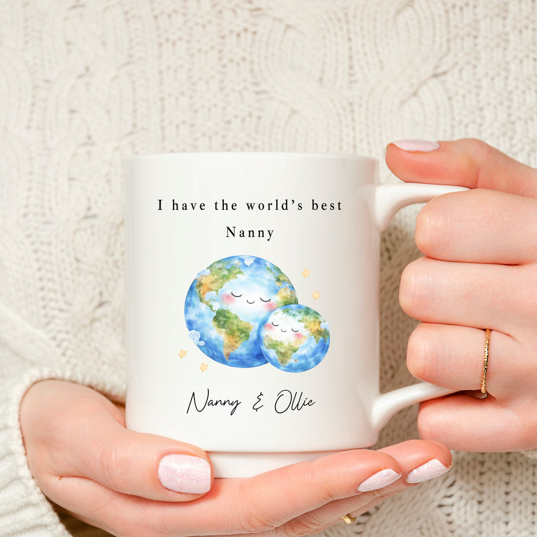 Personalised I Have The World's Best Nanny Mother's Day Mug