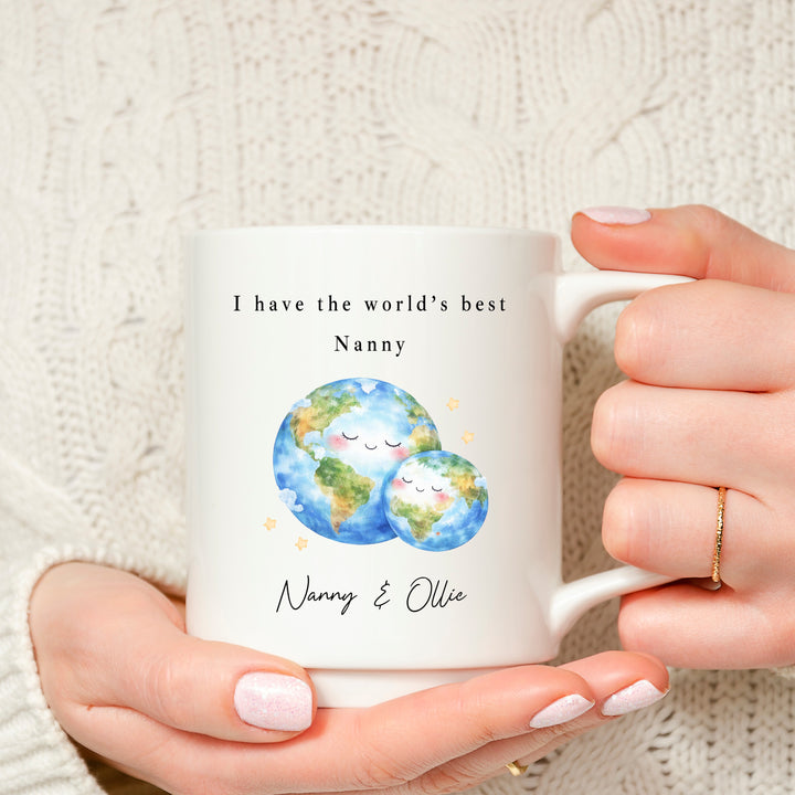 Personalised I Have The World's Best Nanny Mother's Day Mug