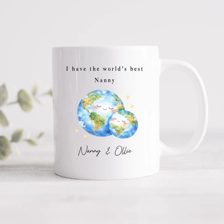 Personalised I Have The World's Best Nanny Mother's Day Mug