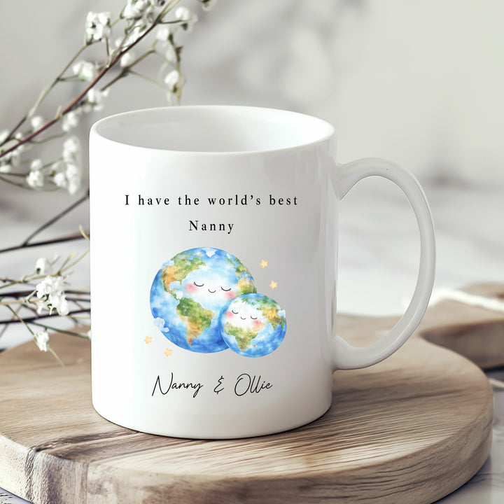 Personalised I Have The World's Best Nanny Mother's Day Mug