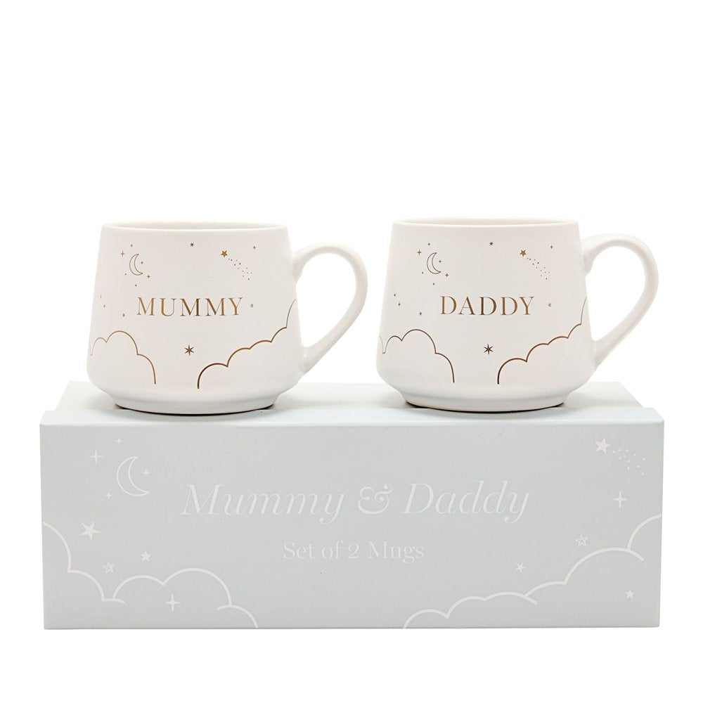 Mummy & Daddy Mugs - Set of 2