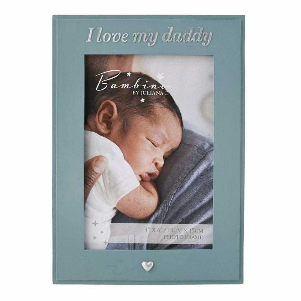 "I Love My daddy" Photo Frame in Dark Teal Colour