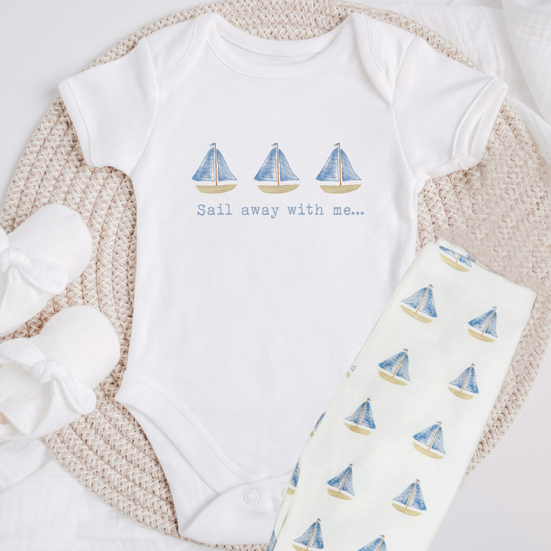 Sail Away With Me Baby Vest