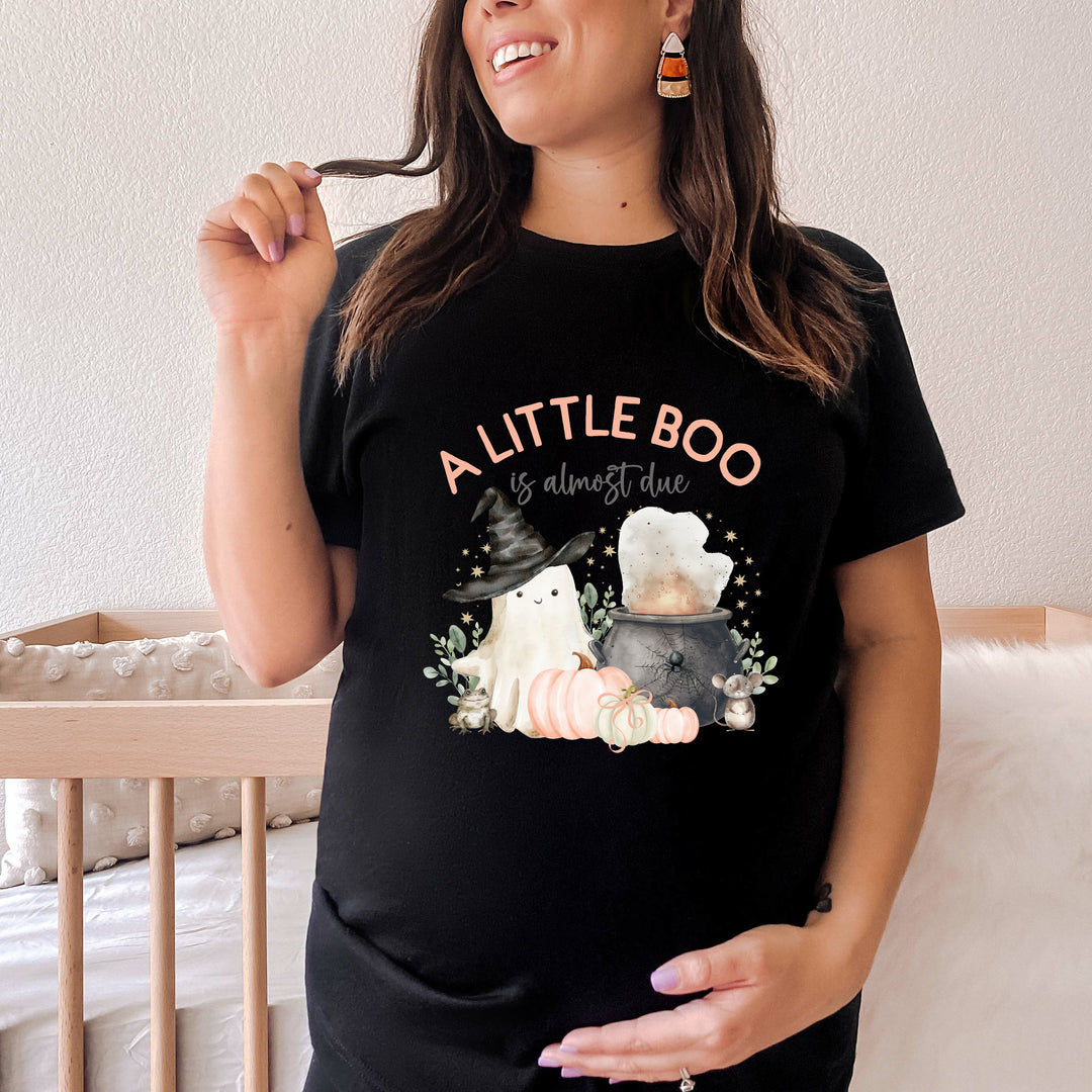 A Little Boo Halloween Maternity T-shirt