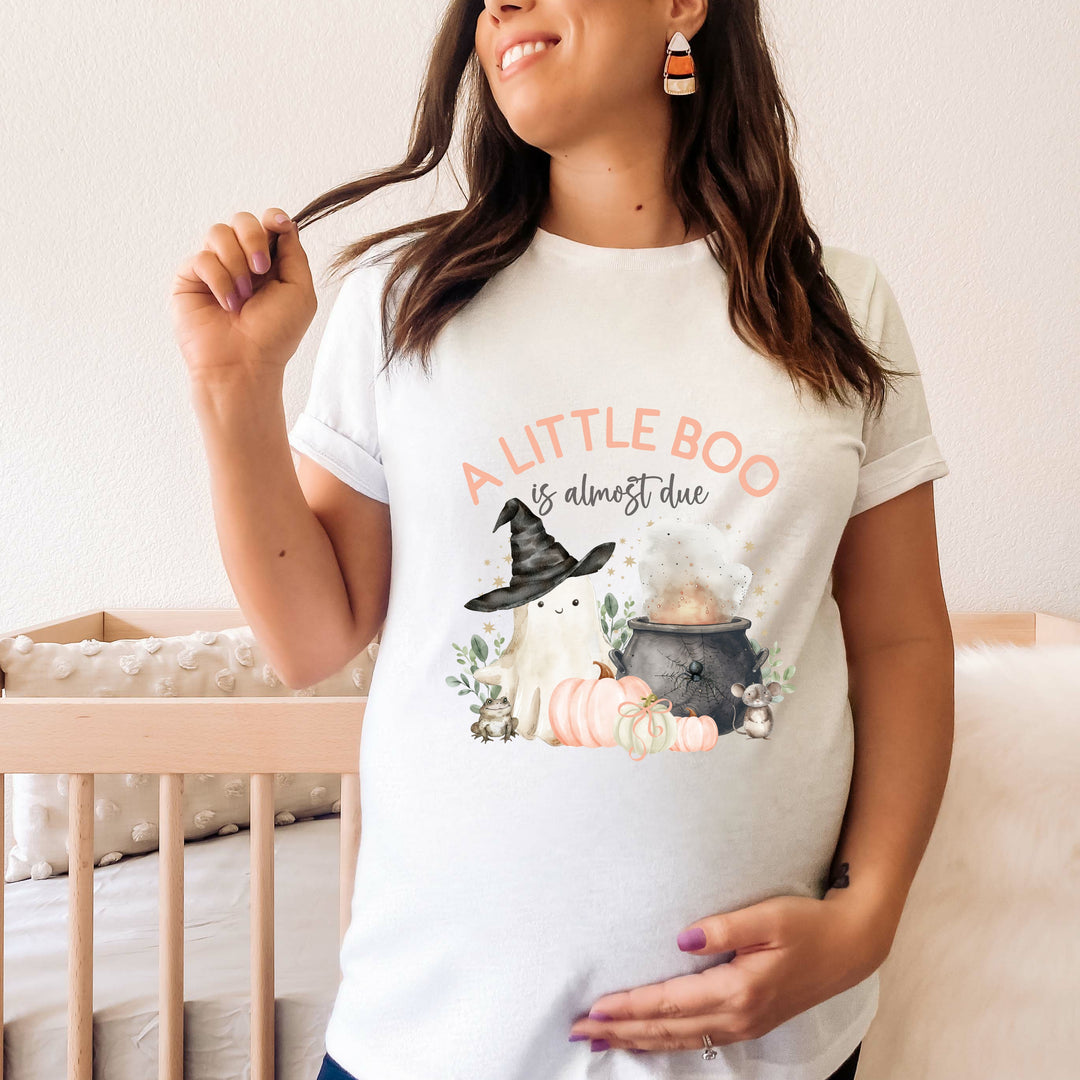 A Little Boo Halloween Maternity T-shirt