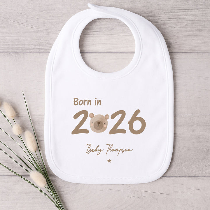 Personalised Brown Bear Born in 2026 Hamper Gift Set