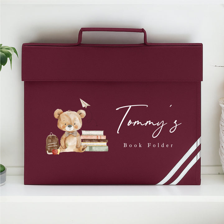 Personalised Teddy Boys Bookbag