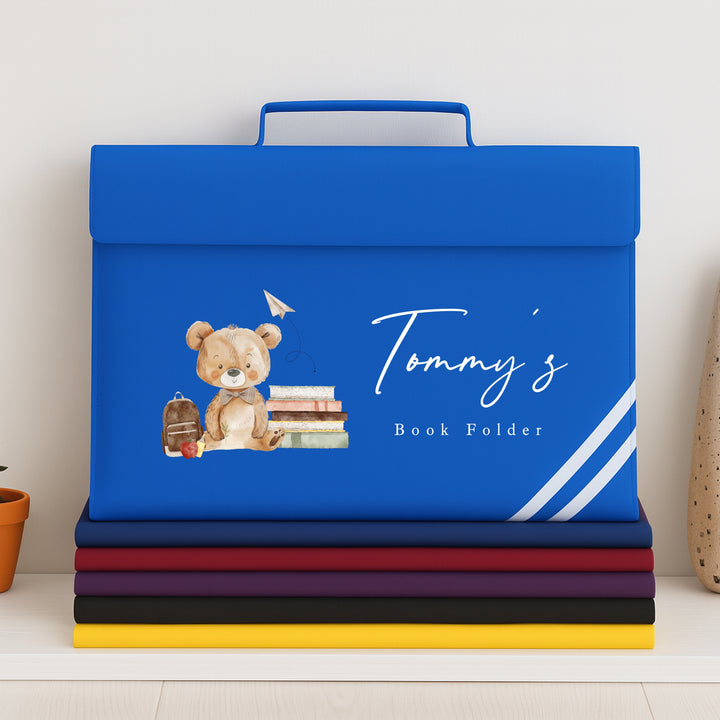 Personalised Teddy Boys Bookbag