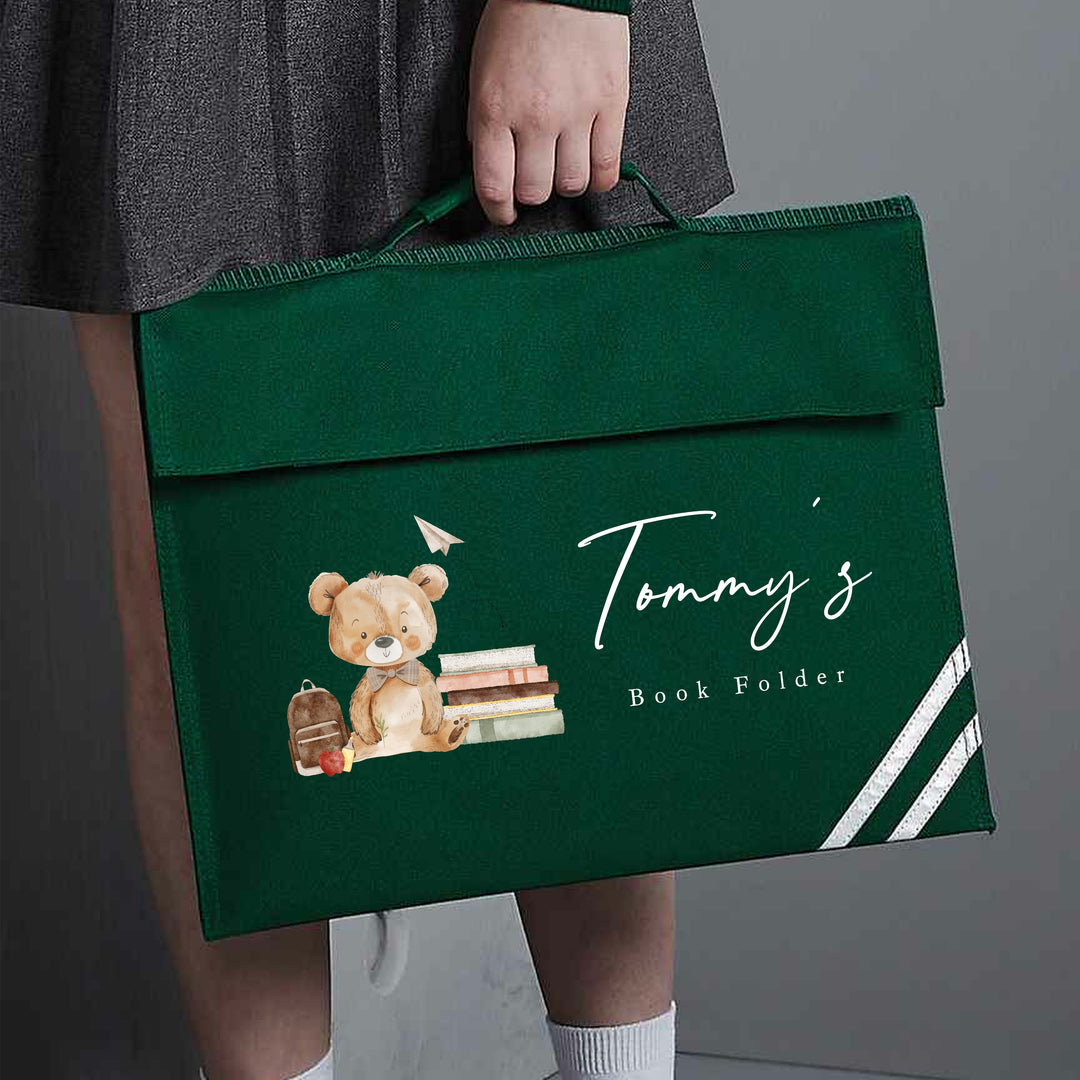 Personalised Teddy Boys Bookbag