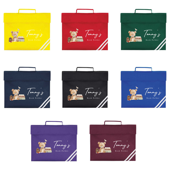 Personalised Teddy Boys Bookbag