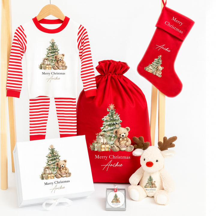 Merry Christmas 2025 Bundle (Pyjama Set, Toy, Ornament, Sack, Stocking & Box)