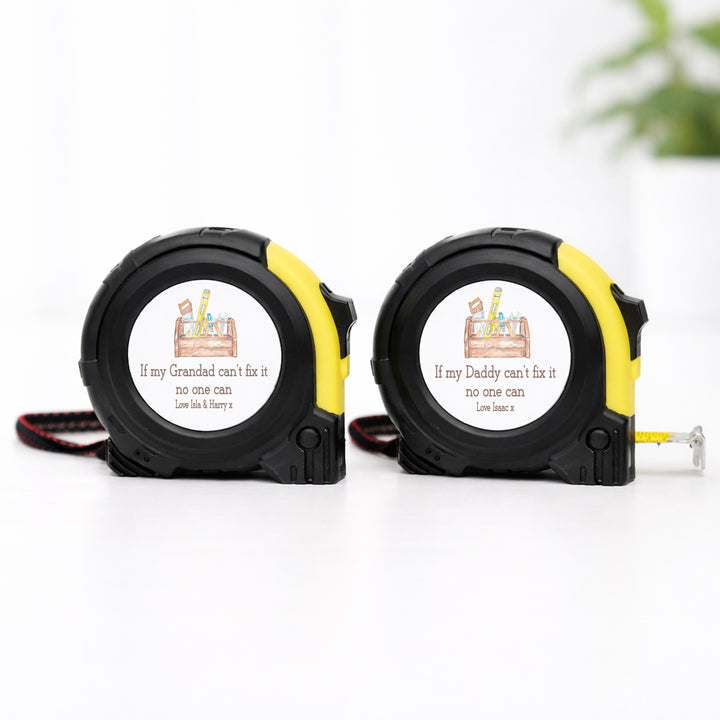 Personalised If My Daddy Can't Fix It No One Can Tape Measure