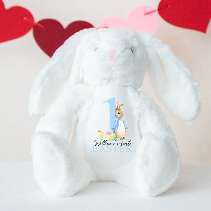 Personalised My First Easter Blue Bunny Teddy