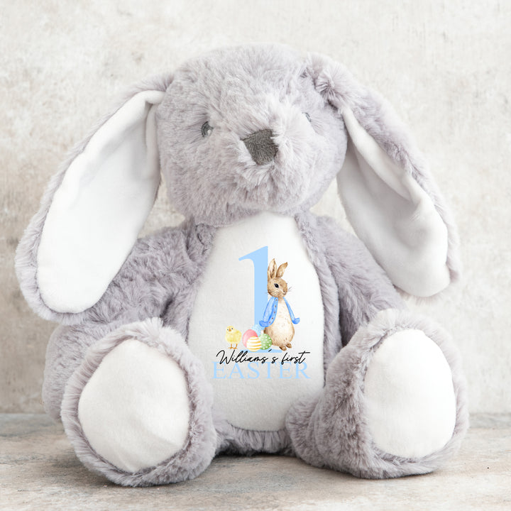 Personalised My First Easter Blue Bunny Teddy