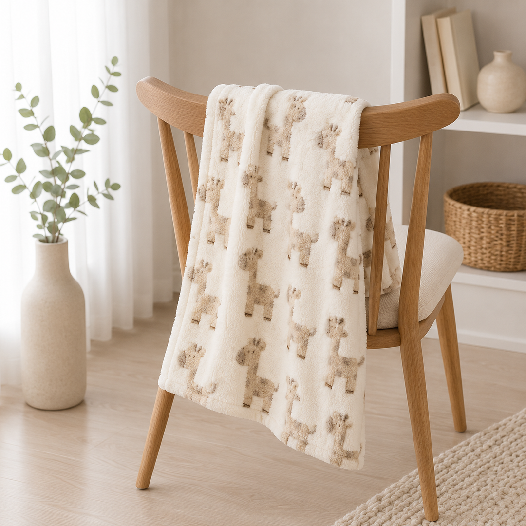 Giraffe Print Baby Blanket