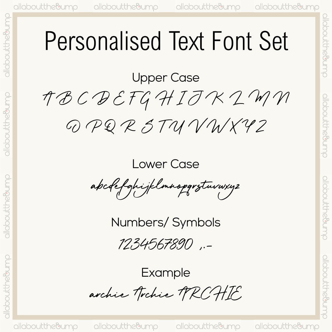 Personalised Brown Bears Wooden Announcement Plaque