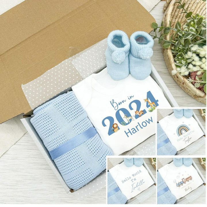 Personalised Boys Clothing Hamper Set